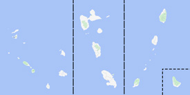 Range map of Alsophis antiguae